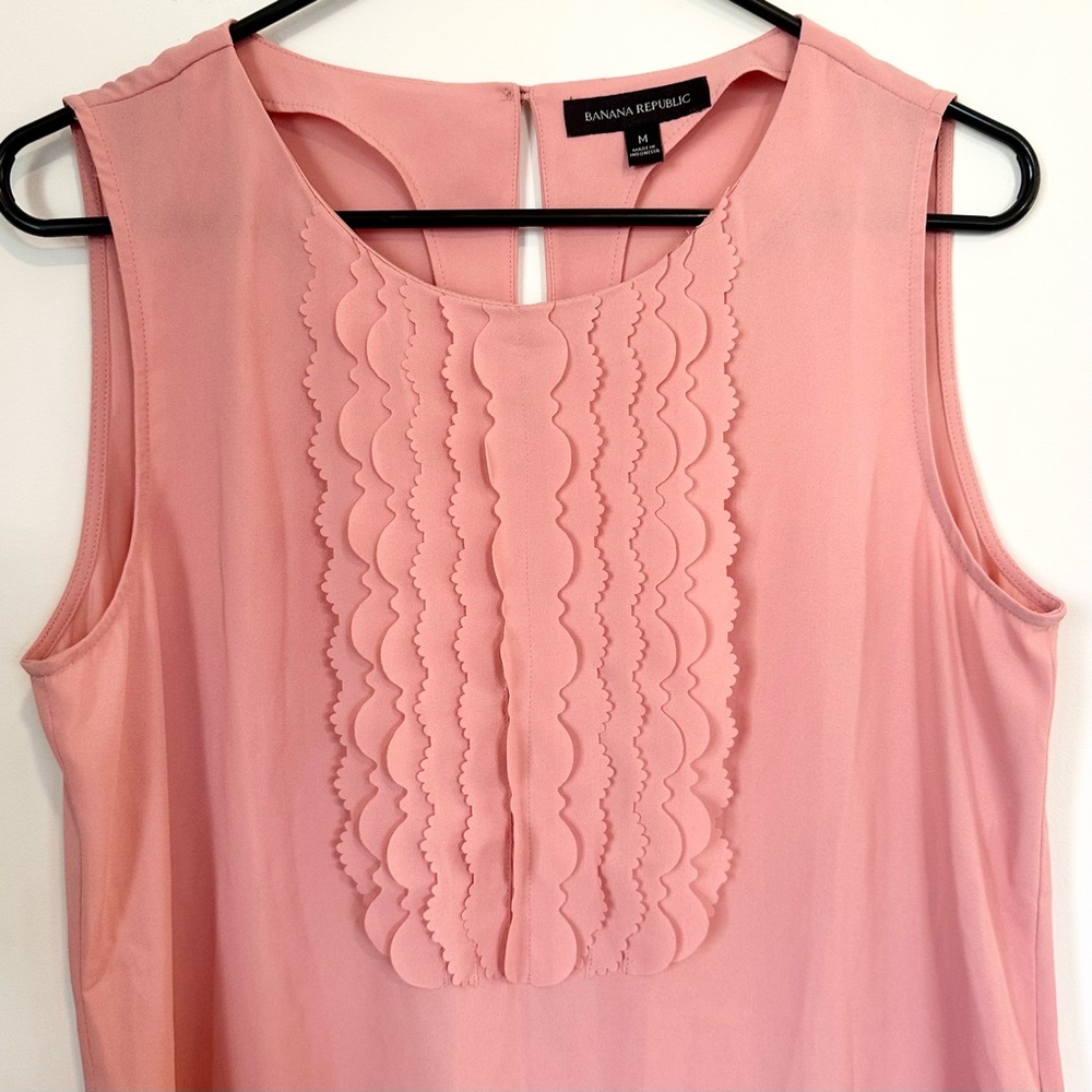 Banana Republic Dusty Rose Sleeveless Blouse - Size: Medium - Picture 4 of 7